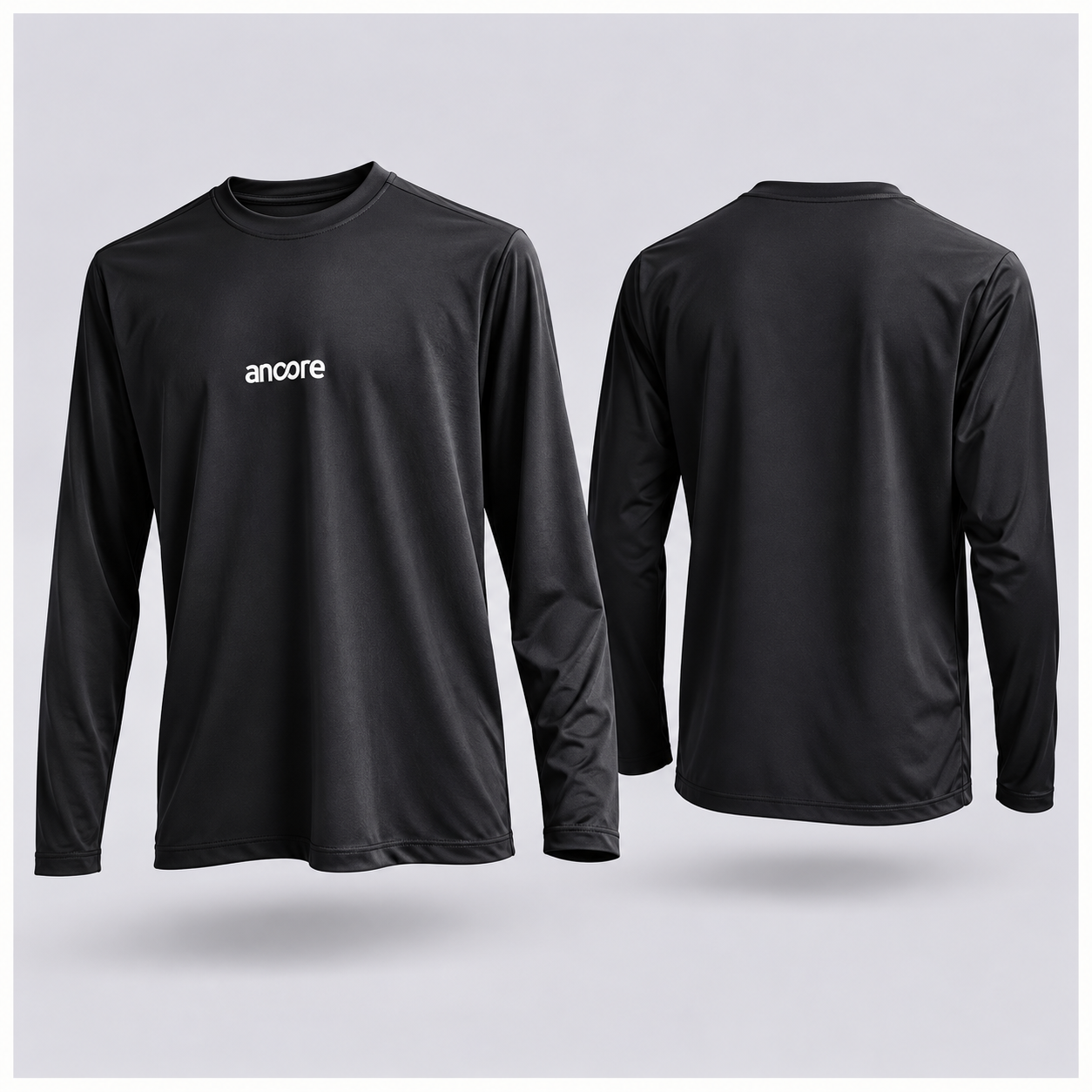Camisa manga longa — referência visual 1; detalhes a confirmar